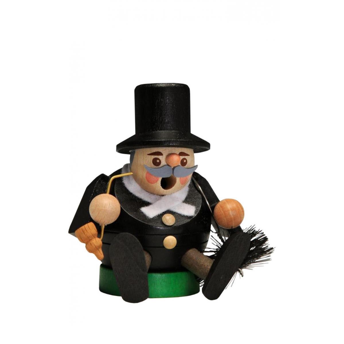 Alexander Taron 26704 Richard Glaesser Incense Burner-Mini Chimney Sweep, Black