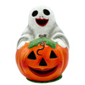 Alexander Taron 409 8 x 5675 x 525 in ghost on Pumpkin Schaller Paper Mache candy container