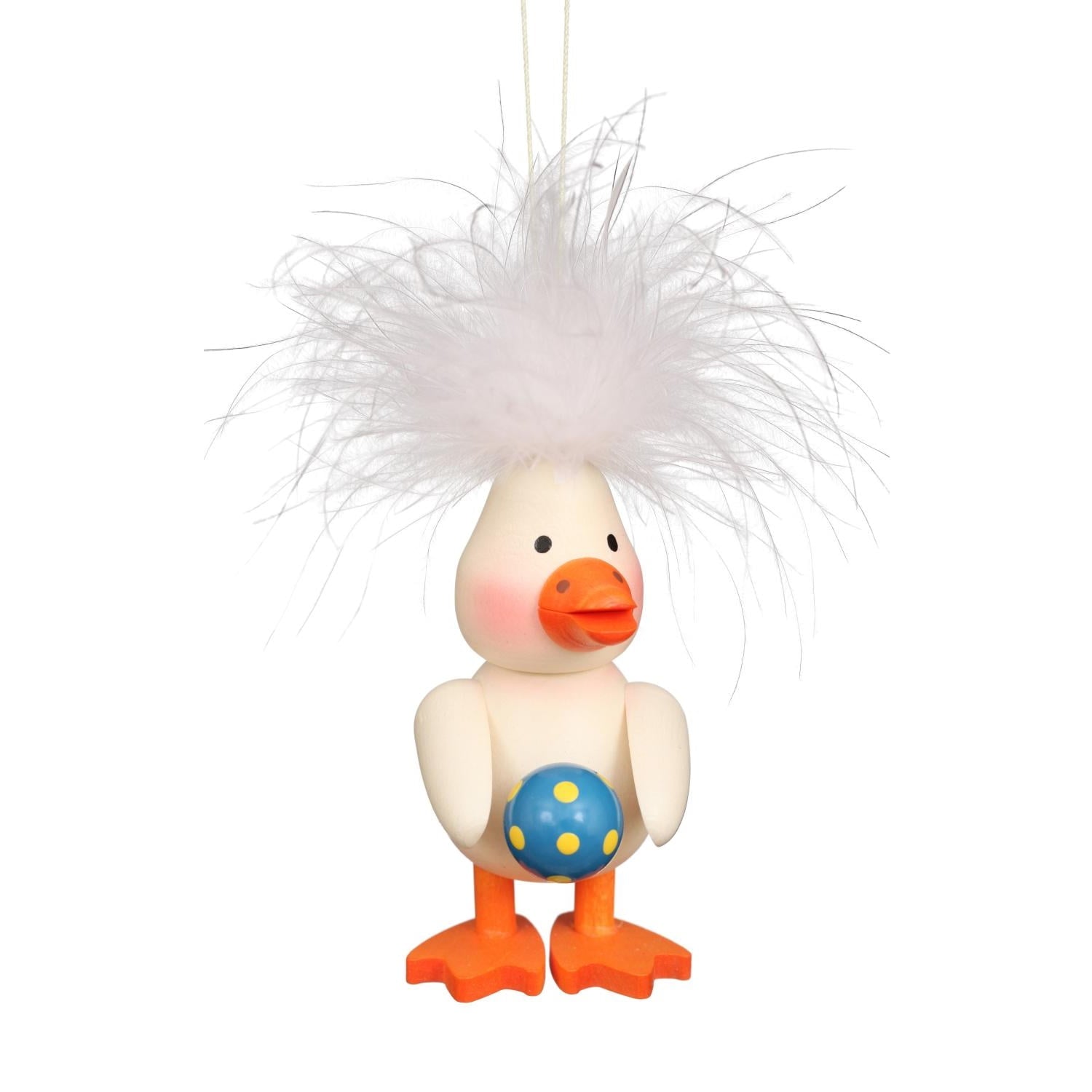 Alexander Taron 11-0703 3 x 2 x 225 in christian Ulbricht Ornament  Ducky with Ball