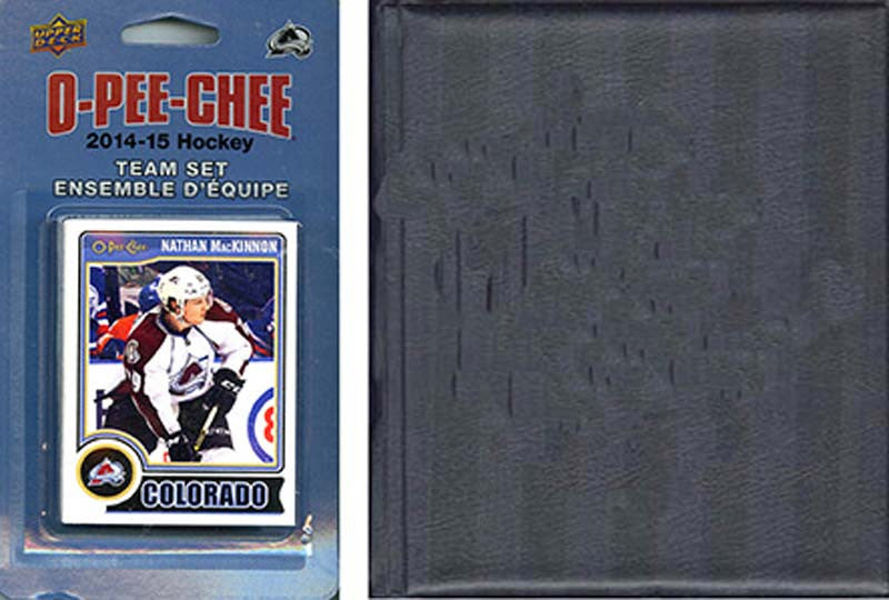 Nhl Colorado Avalanche 2014 Opeechee Team Set And A Storage Album