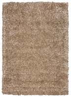 Rizzy Home | Km2318 | Kempton Collection | Polyester Area Rug | 5' X 7' | Tan Solid