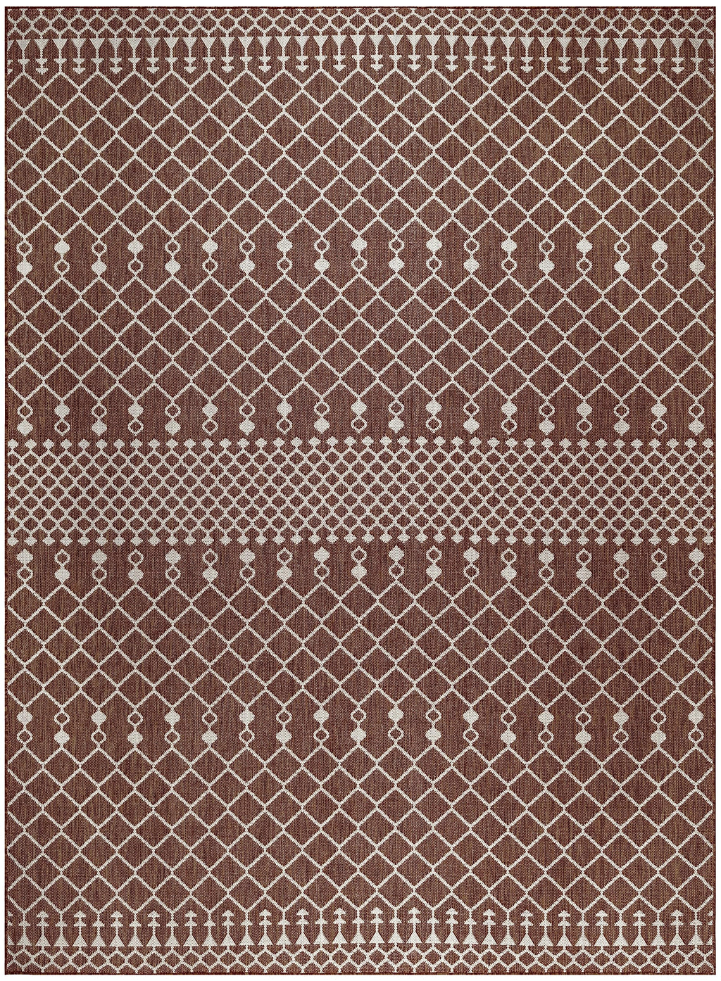 Nourison Positano Indoor/Outdoor Natural 9' X 12' Area Rug, Easy Cleaning, Non Shedding, Bed Room, Living Room, Dining Room, Backyard, Deck, Patio (9X12)
