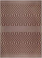Nourison Positano Indoor/Outdoor Natural 9' X 12' Area Rug, Easy Cleaning, Non Shedding, Bed Room, Living Room, Dining Room, Backyard, Deck, Patio (9X12)