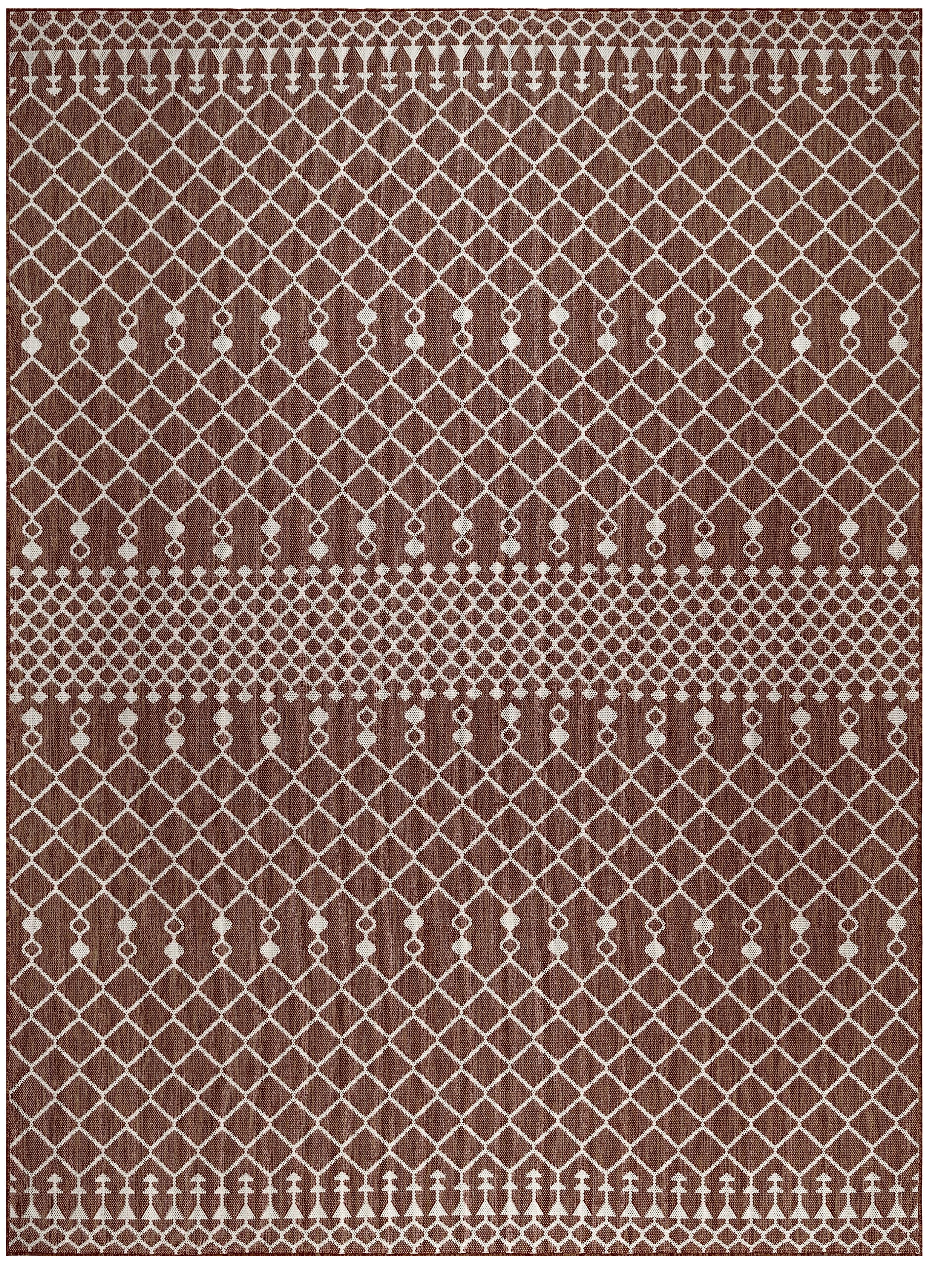 Nourison Positano Indoor/Outdoor Natural 9' X 12' Area Rug, Easy Cleaning, Non Shedding, Bed Room, Living Room, Dining Room, Backyard, Deck, Patio (9X12)