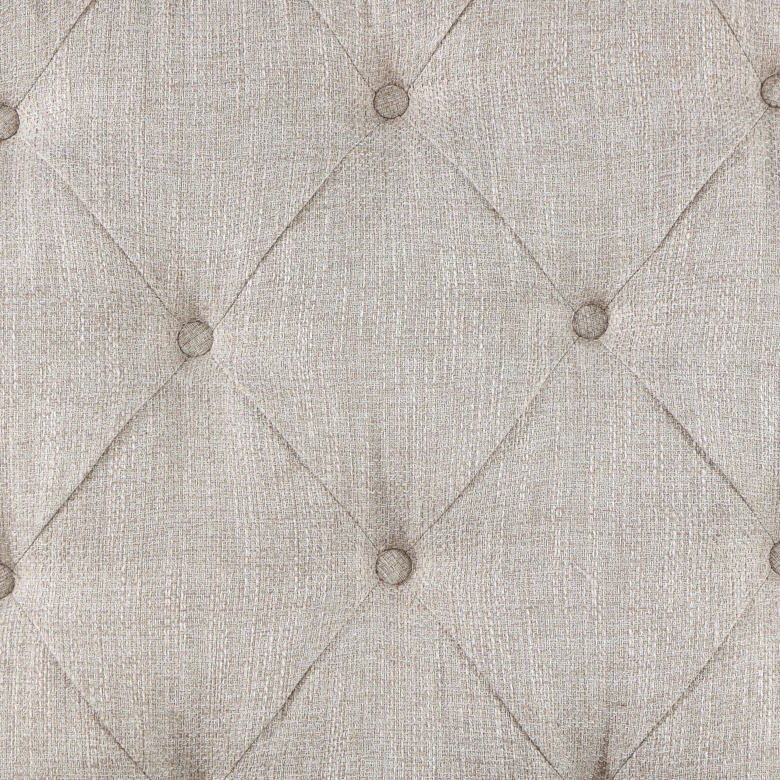 Coaster Home Furnishings Emmett Traditional Fabric Upholstered Queen Size Sleigh Bed Frame 68-Inch Headboard Walnut 224441Q