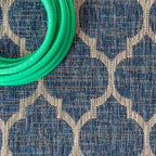 Jonathan Y Smb109D-9 Trebol Moroccan Trellis Textured Weave Indoor Outdoor Area Rug Bohemian Modern Easy Cleaning Bedroom Kitche