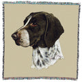 Pure Country Weavers German Short Haired Pointer Lap Square Blanket By Robert May - Sporting Group - Gift For Dog Lovers - Tapes