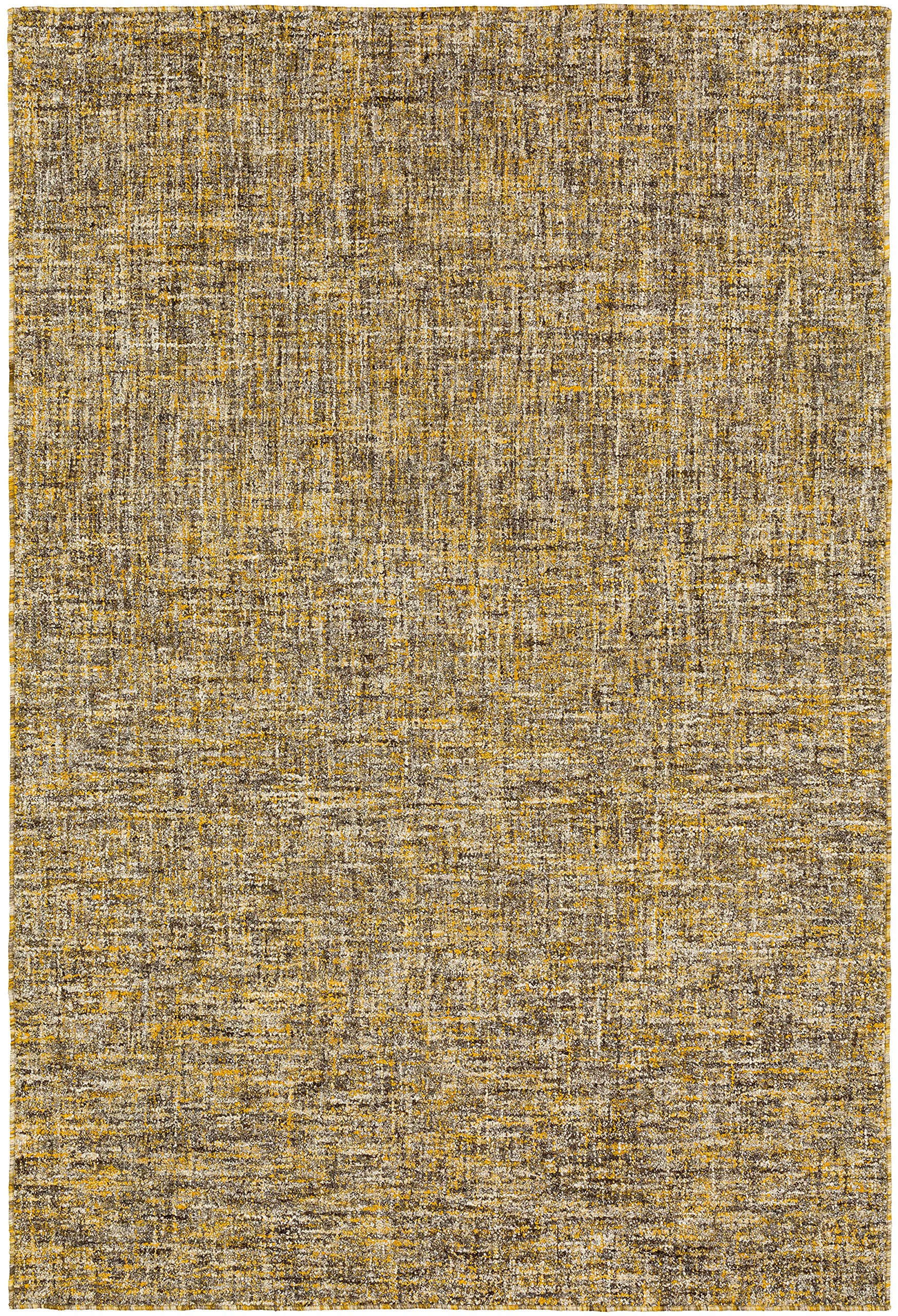Addison Rugs Winslow Awn31 Gold 3’6" X 5’6" Rectangle Soft Wool Blend Area Rug, Durable, Handmade, Bedroom, Family Room, Living Room, Dining Room, Kitchen Rug