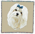 Pure Country Weavers Japanese Chin Lap Square Blanket By Robert May - Toy Group - Gift For Dog Lovers - Tapestry Throw Woven Fro