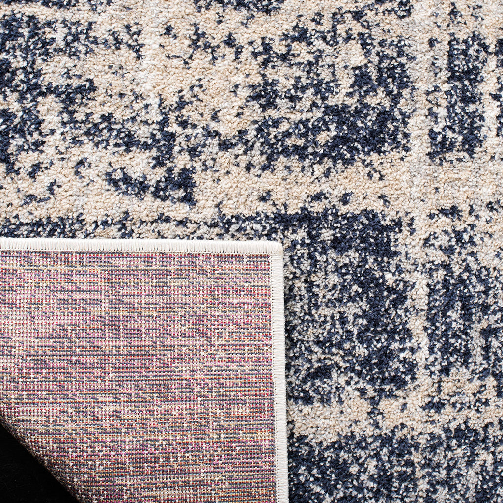 Safavieh Adirondack Collection Accent Rug - 2'6'' X 4', Gold & Navy, Modern Abstract Design, Non-Shedding & Easy Care, Ideal For
