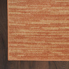 Nourison Essentials Indoor/Outdoor Rust 3' X 5' Area Rug, Easy Cleaning, Non Shedding, Bed Room, Living Room, Dining Room, Backyard, Deck, Patio (3X5)