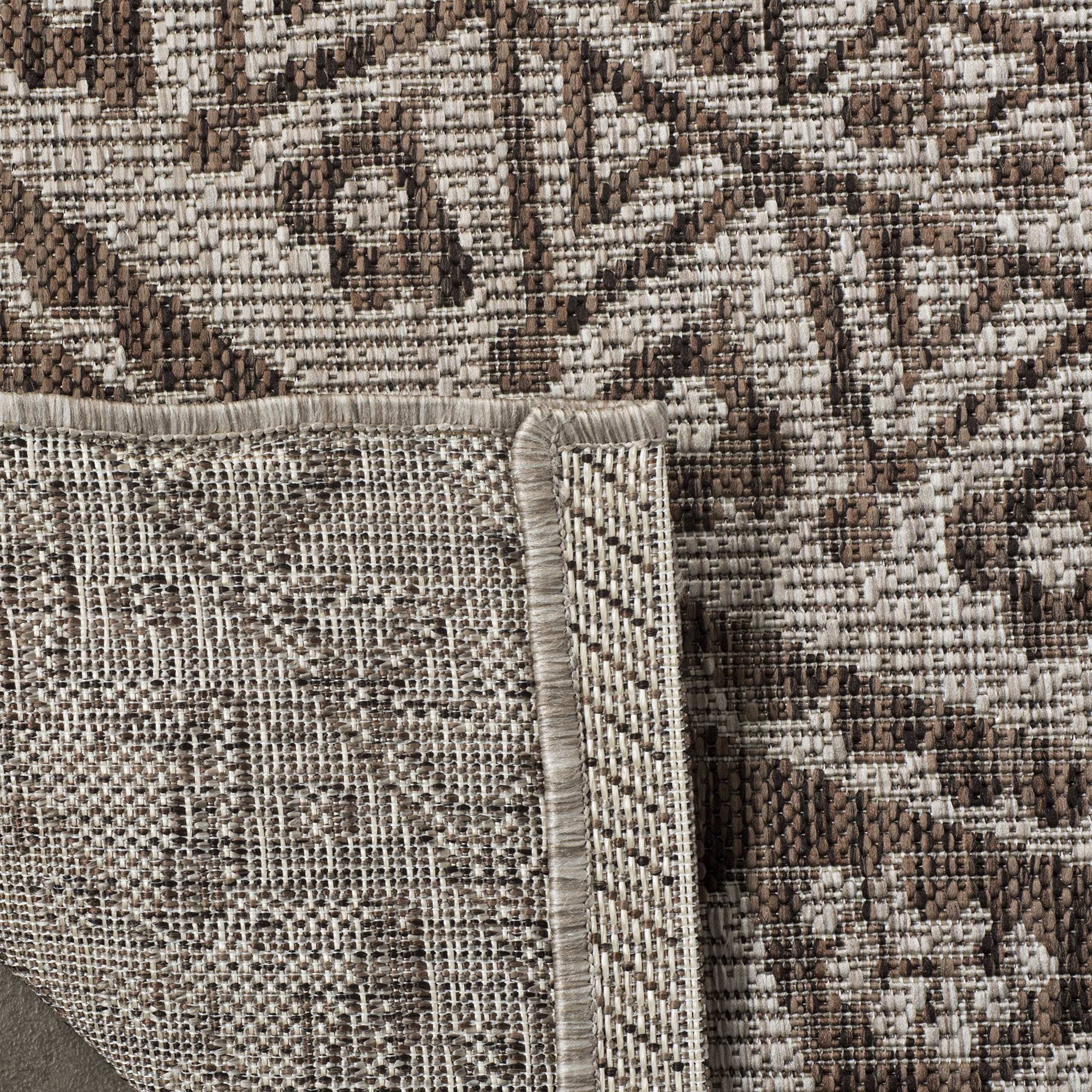 Safavieh Courtyard Collection 2'3' X 14' Light Beige / Light Brown Cy8734 Indoor/ Outdoor Waterproof Easy Cleaning Patio Backyard Mudroom Runner Rug