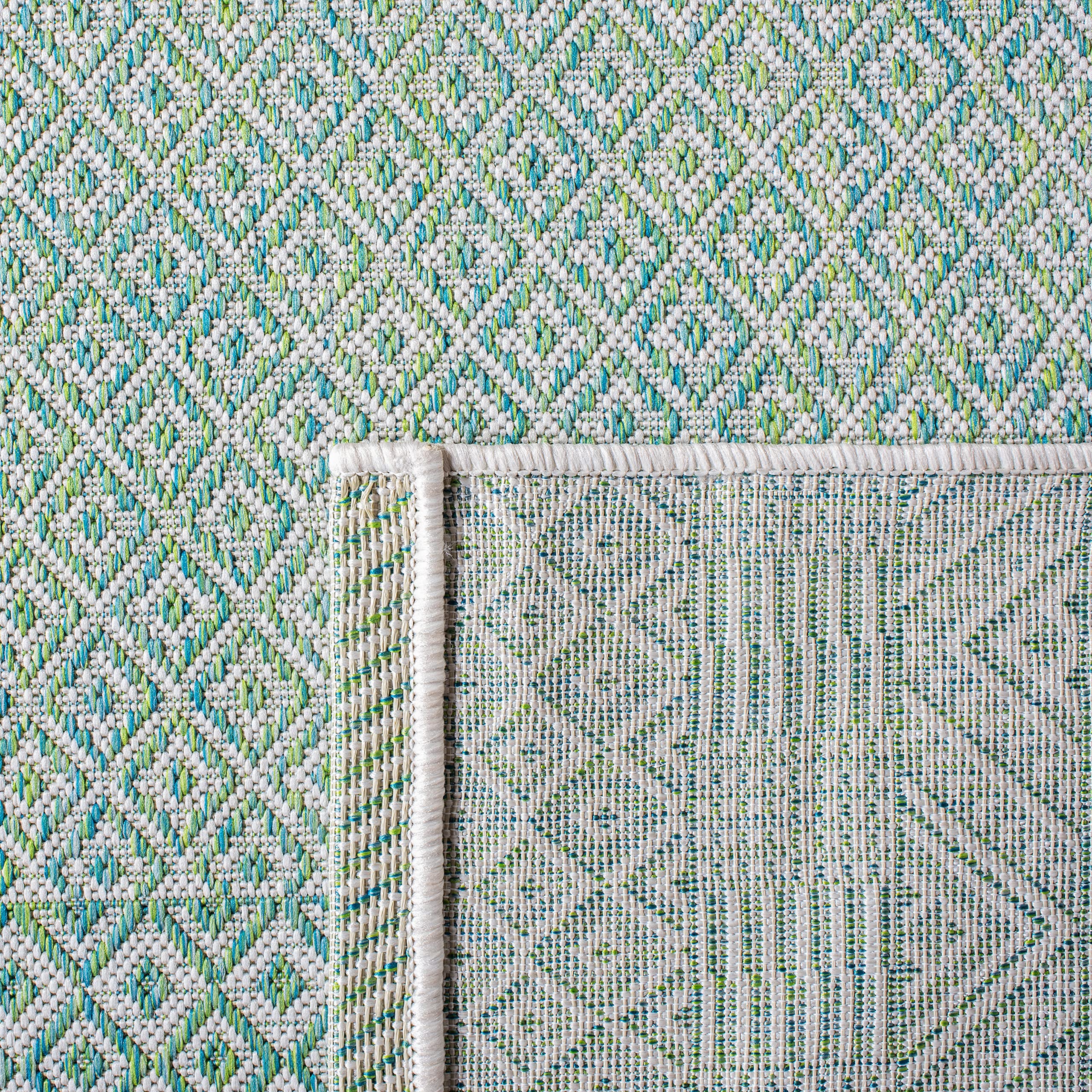 Safavieh Courtyard Collection 2' X 3'7' Ivory/Green Cy8235 Indoor/ Outside Waterproof Easy Cleansingpatio Backyard Mudroom Acce