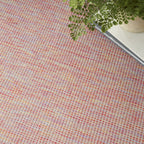 Nourison Positano Indoor/Outdoor Rainbow 4' X 6' Area Rug, Easy Cleaning, Non Shedding, Bed Room, Living Room, Dining Room, Backyard, Deck, Patio (4X6)
