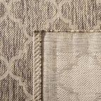 Safavieh Courtyard Collection 8' X 10' Brown/Bone Cy6918 Trellis Indoor/ Outdoor Waterproof Easy-Cleaning Patio Backyard Mudroom Area-Rug