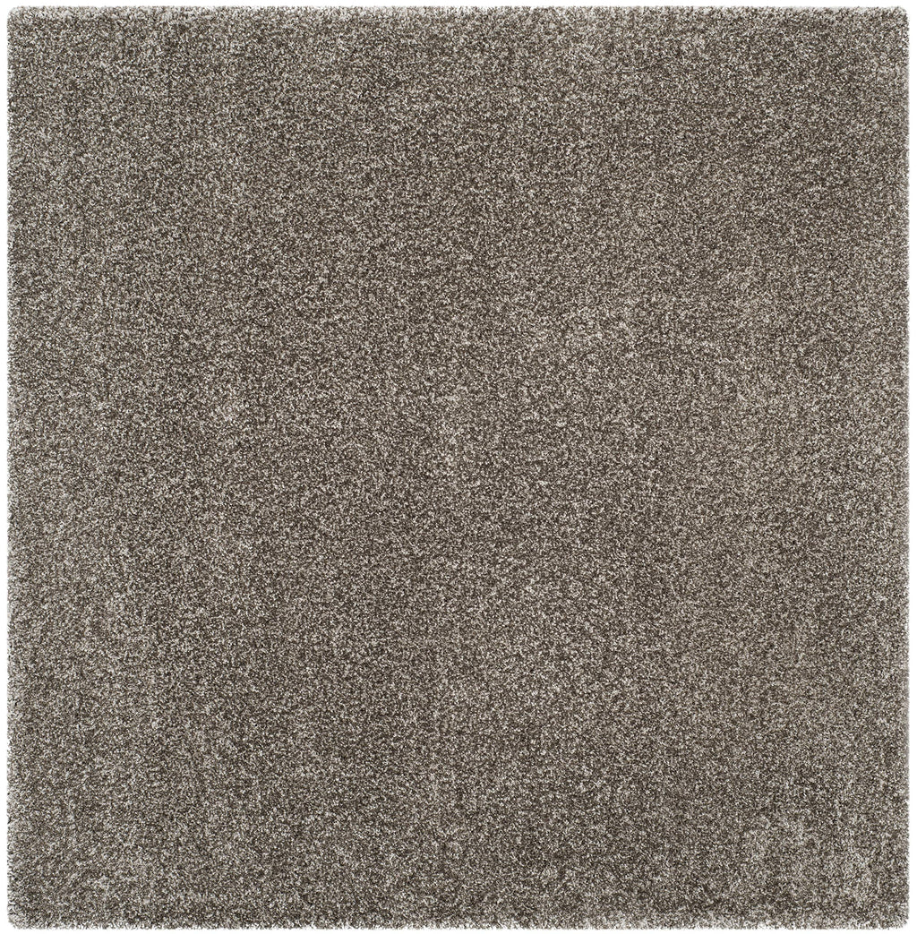Safavieh Milan Shag Collection Area Rug - 5'1'' Square, Grey, Solid Design, Non-Shedding & Easy Care, 2-Inch Thick Ideal For Hig