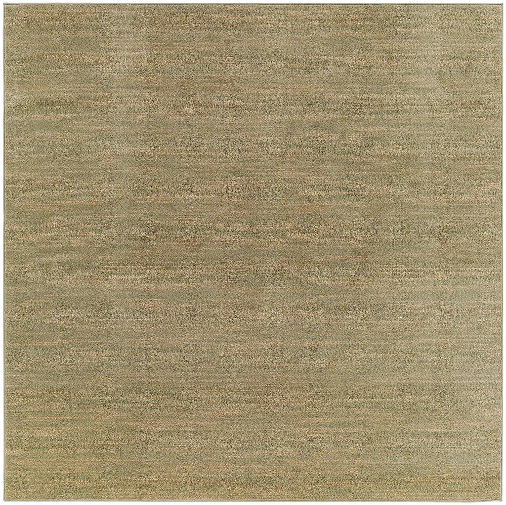 Nourison Essentials Indoor/Outdoor Green Gold 9' X Square Area Rug, Easy Cleaning, Non Shedding, Bed Room, Living Room, Dining Room, Backyard, Deck, Patio (9 Square)