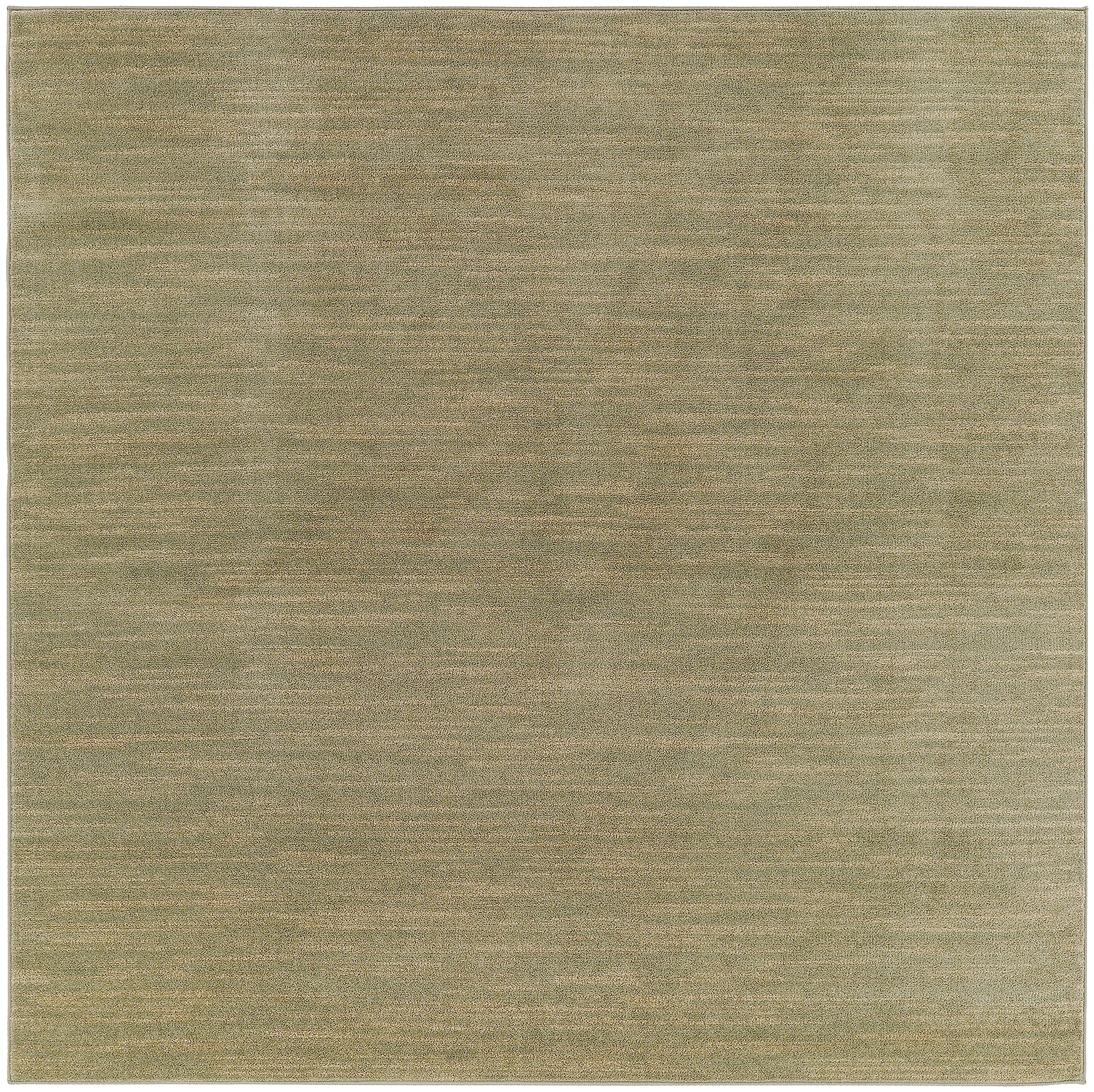 Nourison Essentials Indoor/Outdoor Green Gold 9' X Square Area Rug, Easy Cleaning, Non Shedding, Bed Room, Living Room, Dining Room, Backyard, Deck, Patio (9 Square)