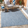SAFAVIEH Courtyard Collection CY8022 Indoor/ Outdoor Non-Shedding Easy Patio Backyard Porch Deck Mudroom Area, 67 x 96, Navy /