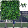 ODTORY Artificial Grass Wall Panels,20X20 in 6P UV-Anti Greenery Boxwood Panels for Indoor Outdoor Green Wall Decor & Ivy Fence 