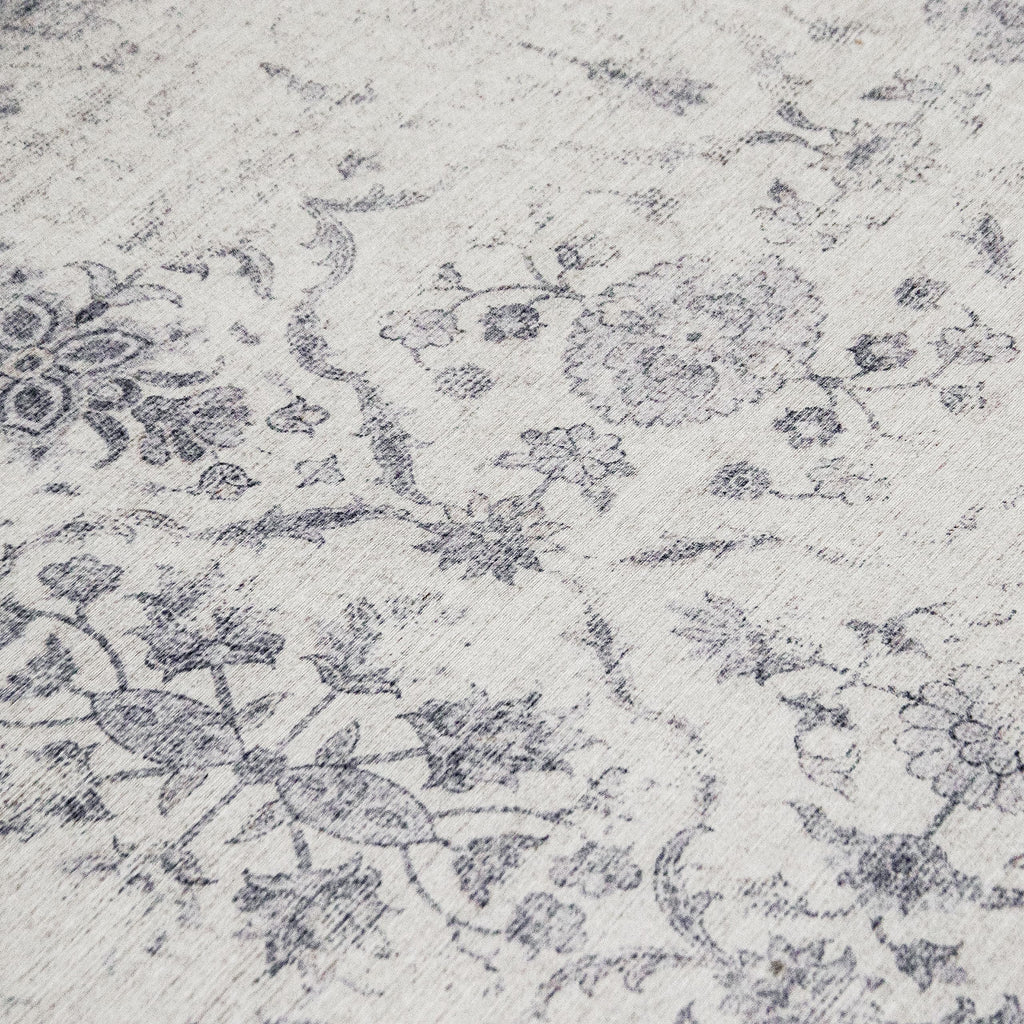 Realife Machine Washable Area Rug Runner - Living Room Bedroom Bathroom Kitchen Entryway Office - Padded Low Pile Stain Resistan