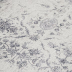 Realife Machine Washable Area Rug Runner - Living Room Bedroom Bathroom Kitchen Entryway Office - Padded Low Pile Stain Resistan