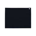 Carmel Towel Company Velour Hemmed Towel with Grommet & Hook - Black, One Size