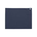 Carmel Towel Company Velour Hemmed Towel with Grommet & Hook - Navy, One Size