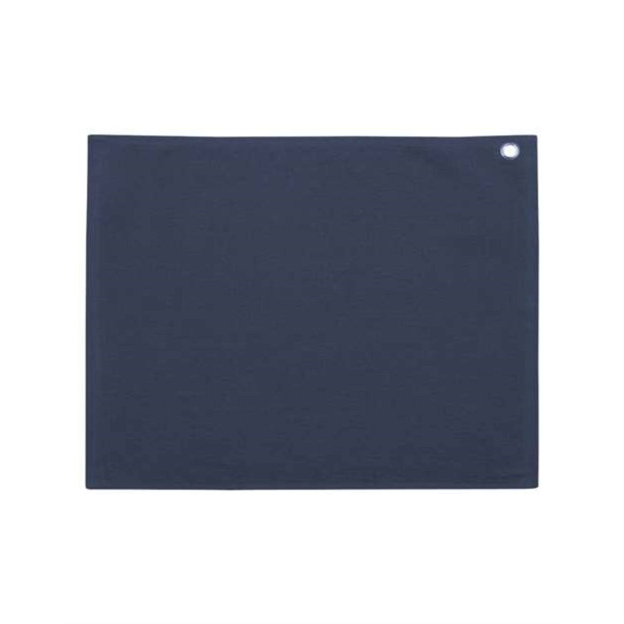 Carmel Towel Company Velour Hemmed Towel with Grommet & Hook - Navy, One Size