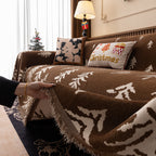 Modern Couch Covers for Couches Large Decorative Throw Blanket with Tassels for Couch