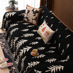 Modern Couch Covers for Couches Large Decorative Throw Blanket with Tassels for Couch