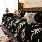 Modern Couch Covers for Couches Large Decorative Throw Blanket with Tassels for Couch