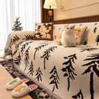 Modern Couch Covers for Couches Large Decorative Throw Blanket with Tassels for Couch