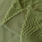 Plush Fleece Sofa Cover with 3D Cable Knit Texture Soft Cozy Warm Sofa Throw Blanket