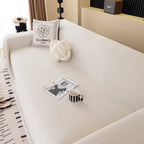 Solid Color Chenille Sofa Cover Blanket Furniture Covers for Sofas and Loveseats
