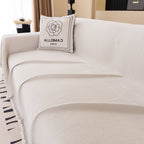 Solid Color Chenille Sofa Cover Blanket Furniture Covers for Sofas and Loveseats