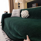 Solid Color Chenille Sofa Cover Blanket Furniture Covers for Sofas and Loveseats