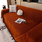 Solid Color Chenille Sofa Cover Blanket Furniture Covers for Sofas and Loveseats