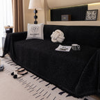 Solid Color Chenille Sofa Cover Blanket Furniture Covers for Sofas and Loveseats