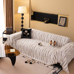 Chenille Oversized Throws for Couches, Washable and Durable Sofa Slipcover for Pets