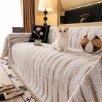 Chenille Oversized Throws for Couches, Washable and Durable Sofa Slipcover for Pets