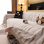 Chenille Oversized Throws for Couches, Washable and Durable Sofa Slipcover for Pets