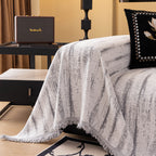 Chenille Oversized Throws for Couches, Washable and Durable Sofa Slipcover for Pets