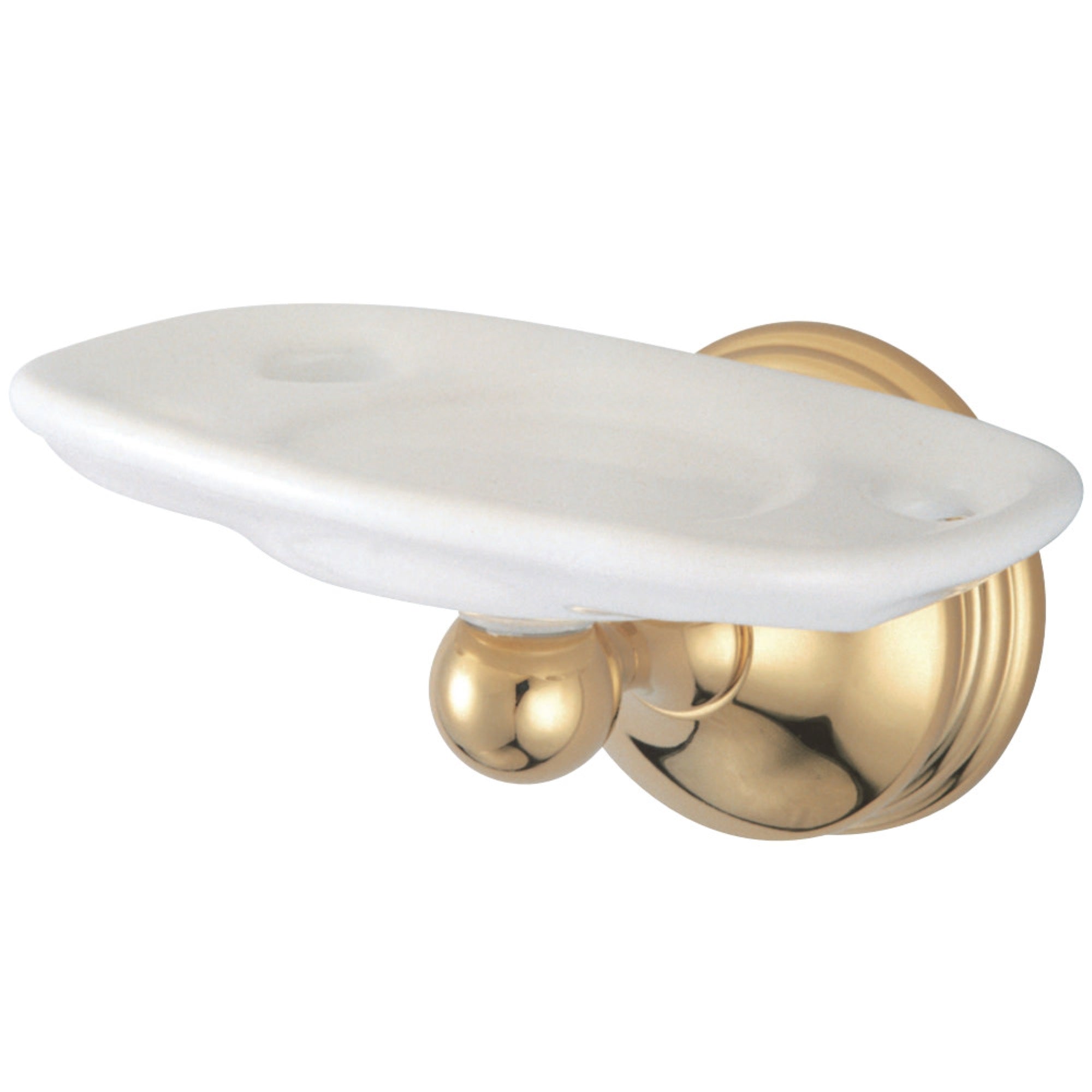 Kingston Brass BA1166PB Vintage Toothbrush with Tumbler Holders, Polished Brass