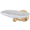 Kingston Brass BA1756PB Heritage Toothbrush with Tumbler Holders, Polished Brass