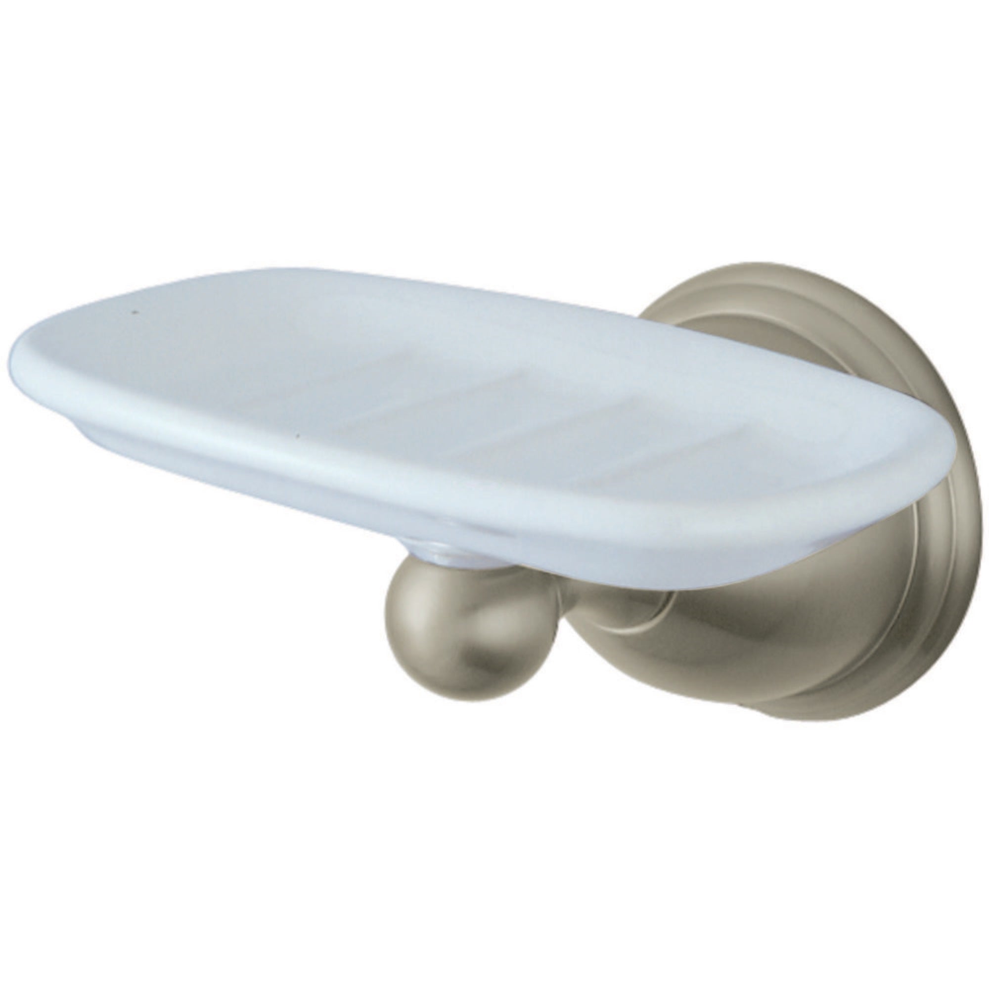 Kingston Brass BA3965SN Restoration Wall-Mount Soap Dish, Brushed Nickel