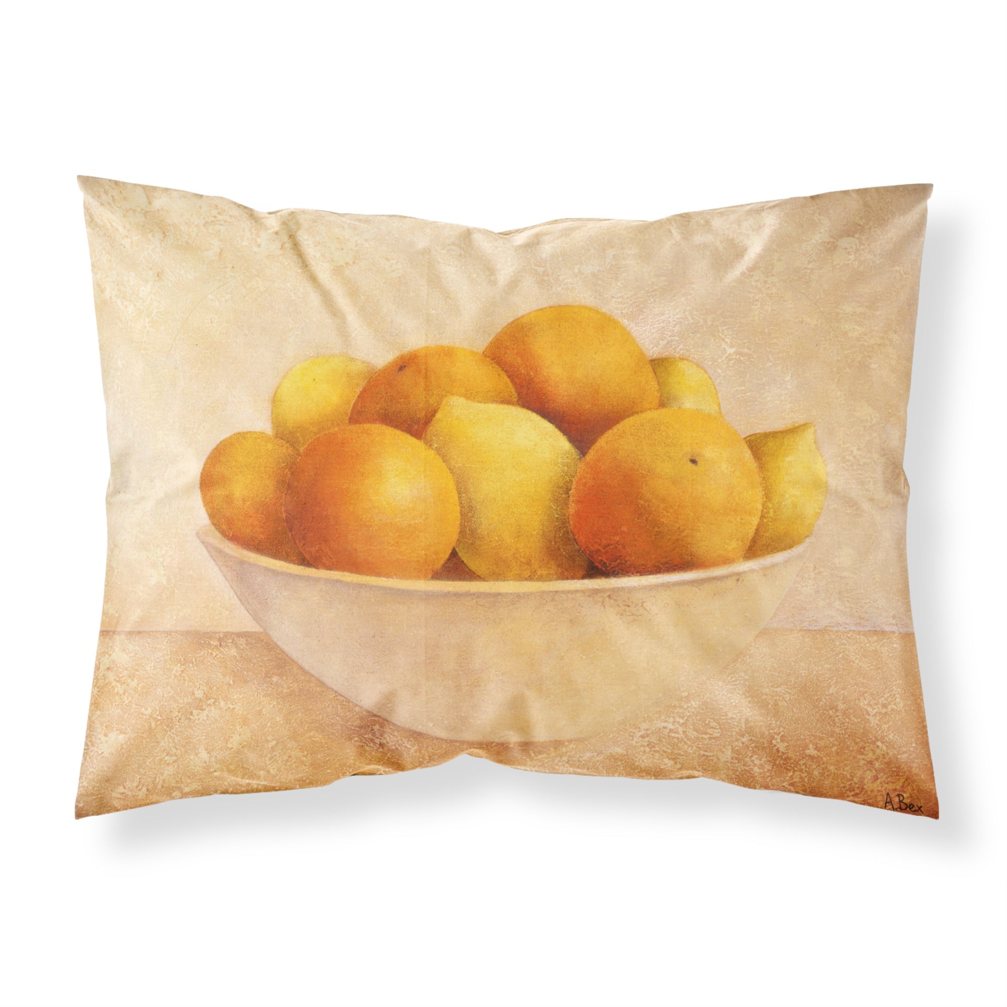 'Caroline'S Treasures Oranges & Lemons In A Bowl Fabric Standard Pillowcase Babe0085Pillowcase, Multicolor'