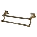 Kingston Brass BAH612318AB Monarch 18-Inch Dual Towel Bar, Antique Brass