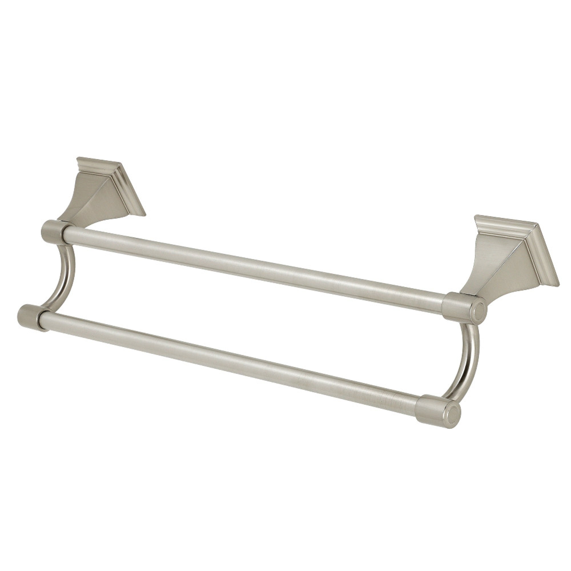 Kingston Brass BAH612318BN Monarch 18-Inch Dual Towel Bar, Brushed Nickel