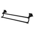Kingston Brass BAH6123MB Monarch 24-Inch Dual Towel Bar, Matte Black